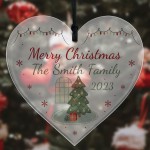 Christmas Tree Ornament Personalised SURNAME Gift For Family