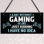 Gaming Gamer Gift For Christmas Games Room Signs For Brother Son