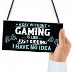 Gaming Gamer Gift For Christmas Games Room Signs For Brother Son