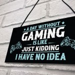 Gaming Gamer Gift For Christmas Games Room Signs For Brother Son