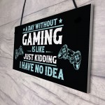Gaming Gamer Gift For Christmas Games Room Signs For Brother Son