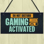 Gaming Room Door Sign Do Not Disturb Funny Gaming Gamer Gift