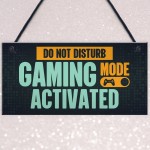 Gaming Room Door Sign Do Not Disturb Funny Gaming Gamer Gift