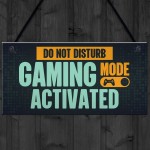 Gaming Room Door Sign Do Not Disturb Funny Gaming Gamer Gift