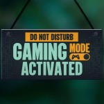 Gaming Room Door Sign Do Not Disturb Funny Gaming Gamer Gift