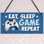 Gaming Room Sign For Boys Bedroom Gamer Gift For Son Brother