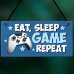 Gaming Room Sign For Boys Bedroom Gamer Gift For Son Brother