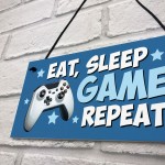 Gaming Room Sign For Boys Bedroom Gamer Gift For Son Brother