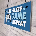 Gaming Room Sign For Boys Bedroom Gamer Gift For Son Brother