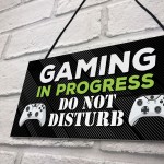 Gaming Room Door Sign Boys Bedroom Gamer Acessories Games Room 