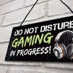 Gaming Sign Do Not Disturb Funny Gamer Gift For Son Brother Boys