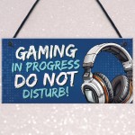 Gaming Bedroom Accessories Funny Gaming Sign Gamer Gift For Boys