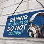 Gaming Bedroom Accessories Funny Gaming Sign Gamer Gift For Boys