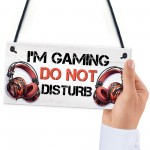 Gaming Sign For Boys Bedroom DO NOT DISTURB Funny Gaming Bedroom