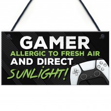 Gaming Sign FUNNY Bedroom Sign Gamer Gift For Son Dad Boys