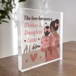 Mother And Daughter Plaque Block Mum Gift Daughter Gift