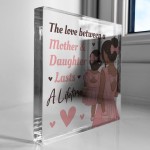 Mother And Daughter Plaque Block Mum Gift Daughter Gift