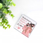 Mother And Daughter Plaque Block Mum Gift Daughter Gift