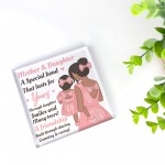 Mother And Daughter Gifts Acrylic Block Mum Gift Daughter Gift