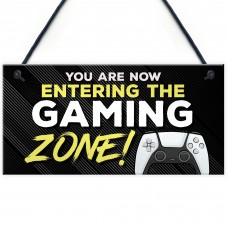 Gaming Sign For Bedroom Hanging Gaming Zone Sign Gaming Bedroom 