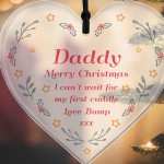 Gift For Daddy This Christmas From Bump Gift Hanging Heart