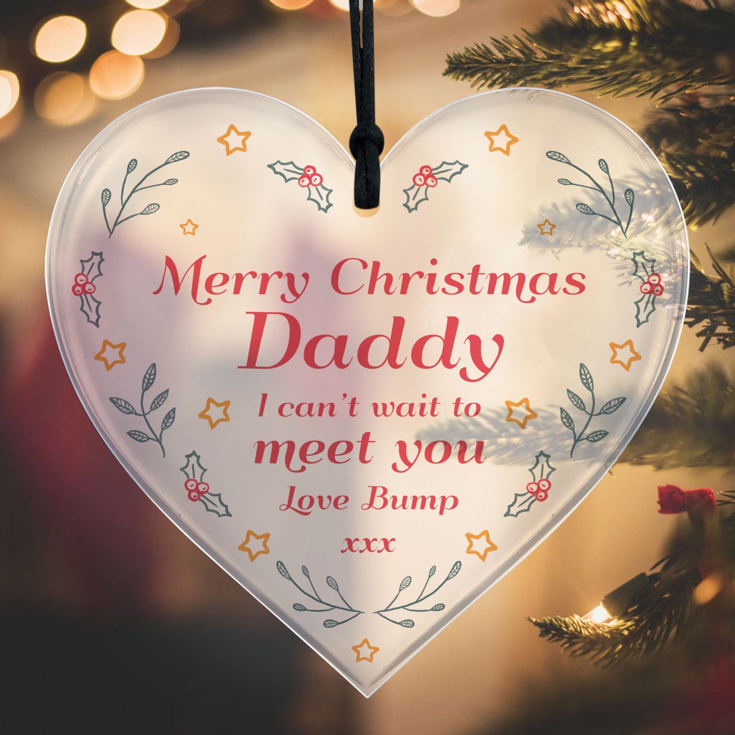 Merry christmas daddy from bump cheap