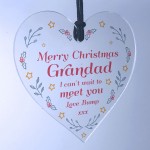 Christmas Gift For Gandad From Bump Acrylic Heart Bump Gifts