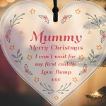 Bump Gift For Mummy Christmas Acrylic Heart Gifts For Mummy
