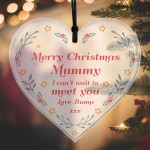 Christmas Gift For Mummy From Bump Acrylic Heart Bump Gifts