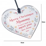Christmas Gift For Mummy From Bump Acrylic Heart Bump Gifts