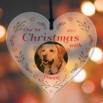 Dogs 1st Christmas Bauble Personalised Photo Christmas Decor