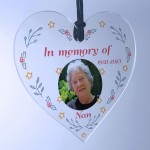 Remembrance Christmas Decoration Personalised Photo Bauble