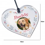 Dog Memorial Bauble Personalised Photo Christmas Tree Decoration