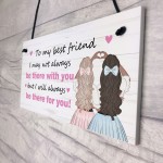 Best Friend Gift Sister Gifts Friendship Plaque Birthday Gift