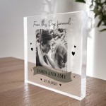 Personalised Husband And Wife Gift Mr And Mrs Photo Block