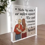 Cousin Gifts For Birthday Christmas Cousin Plaque Gift For Him
