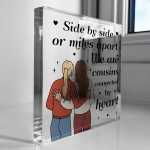 Cousin Gifts For Birthday Christmas Cousin Plaque Gift For Him