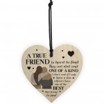 TRUE FRIEND Plaque Friendship Gift Friendship Sign Christmas