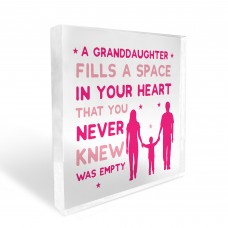 Granddaughter Gift From Grandparents Thank You Granddaughter