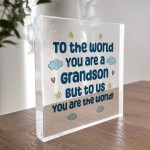 Gift For Grandson Novelty Grandson Gift For Christmas Birthday