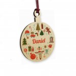 Christmas Bauble Personalised Baby Christmas Ornament Daughter