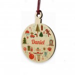 Christmas Bauble Personalised Baby Christmas Ornament Daughter