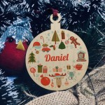 Christmas Bauble Personalised Baby Christmas Ornament Daughter