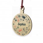 Personalised Christmas Bauble Baby Christmas Ornament Daughter
