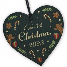 Personalised Christmas Bauble Babys 1st Christmas Ornament