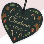 Personalised Christmas Bauble Babys 1st Christmas Ornament
