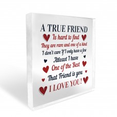 Best Friend Plaque Gift for a Friend Best Friend Gift For BFF 