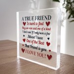 Best Friend Plaque Gift for a Friend Best Friend Gift For BFF 