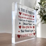 Best Friend Plaque Gift for a Friend Best Friend Gift For BFF 