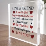 Best Friend Plaque Gift for a Friend Best Friend Gift For BFF 